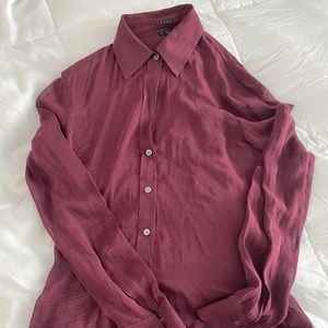 THEORY Sheer Blouse